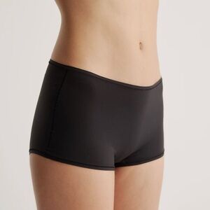 Quince Second Skin Boyshorts in Black Size X-Small